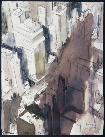 Gerd Grimm, H&auml;userschlucht, New York 